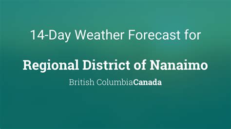 7 day weather nanaimo bc.